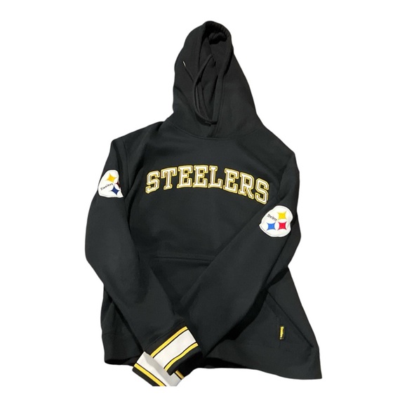Pittsburgh Steelers NFL Men’s Logo Pullover Hoodie Size M - Picture 5 of 5